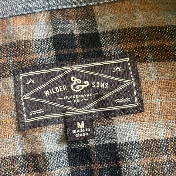 Wilder & Sons 80% Poly/20% Wool blend flannel. - Picture 3 of 5